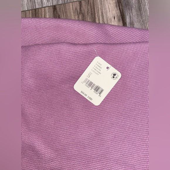 NWT Free People We The Free FUJI THERMAL TOP (lilac) — size SMALL (S) // $68 - Picture 4 of 7